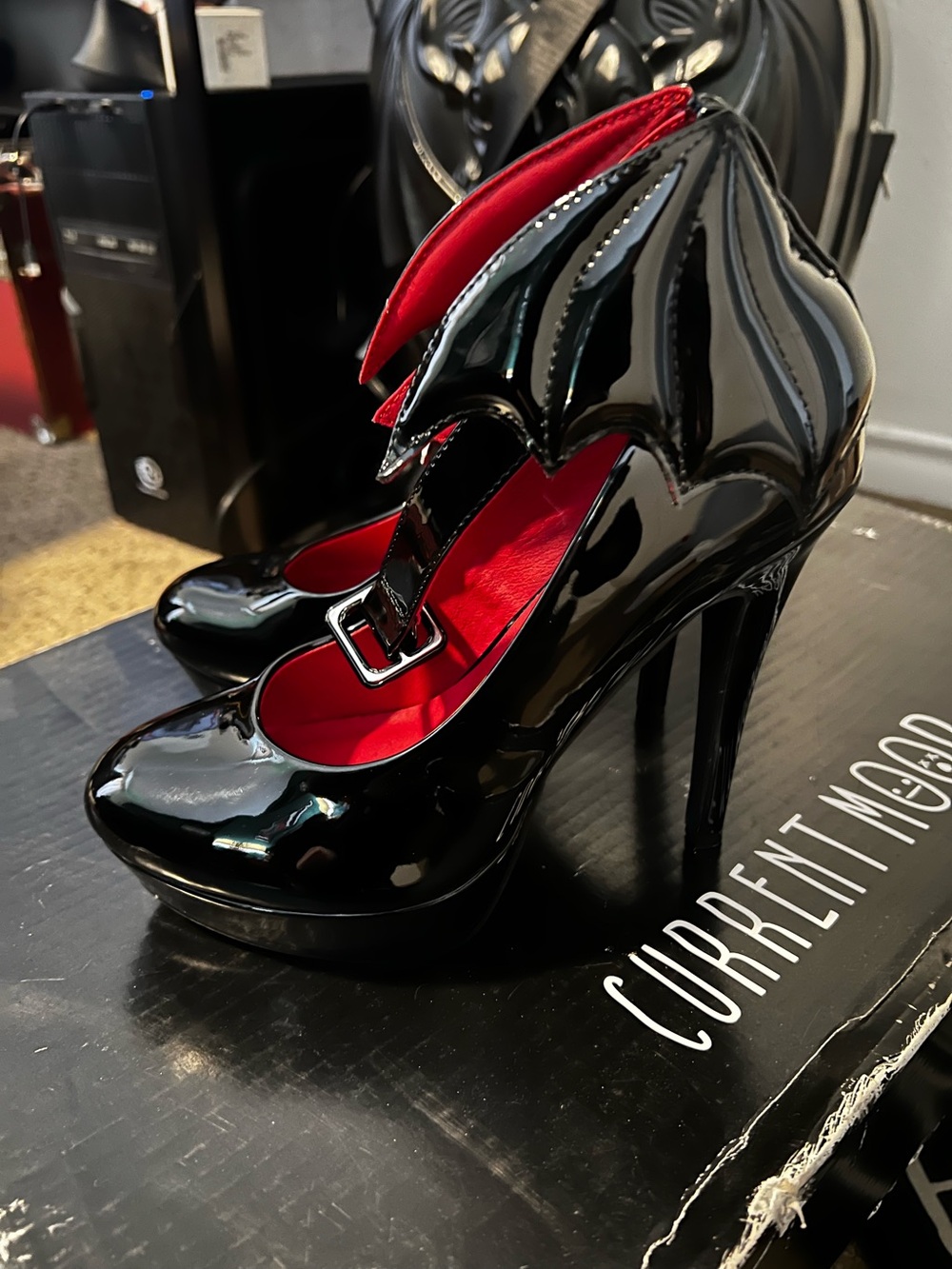 Killstar - Bat Wing Heels - Size 7